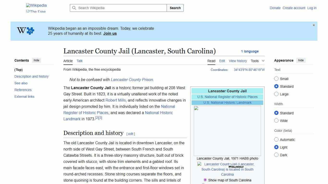 Lancaster County Jail (Lancaster, South Carolina) - Wikipedia